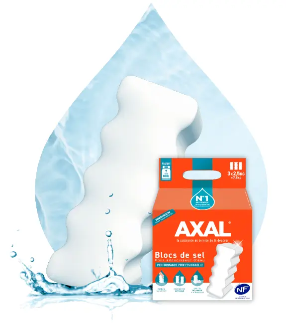 DT12 AXAL Pro 25kg Sel pour adoucisseur d'eau