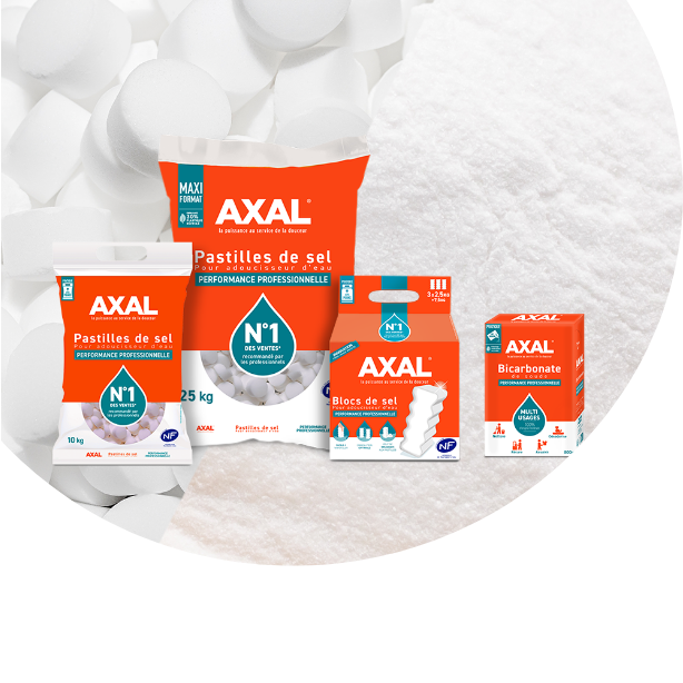 Axal pastilles de sel pour adoucisseur d'eau 25kg